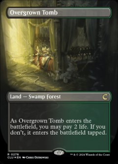 Overgrown Tomb Ravnica- Clue Edition Bordless